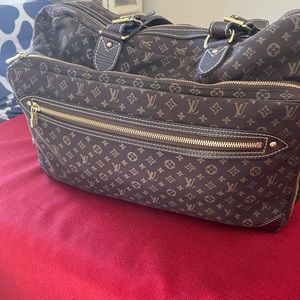 Louis Vuitton Brown Mini Lin Canvas Diaper Bag
